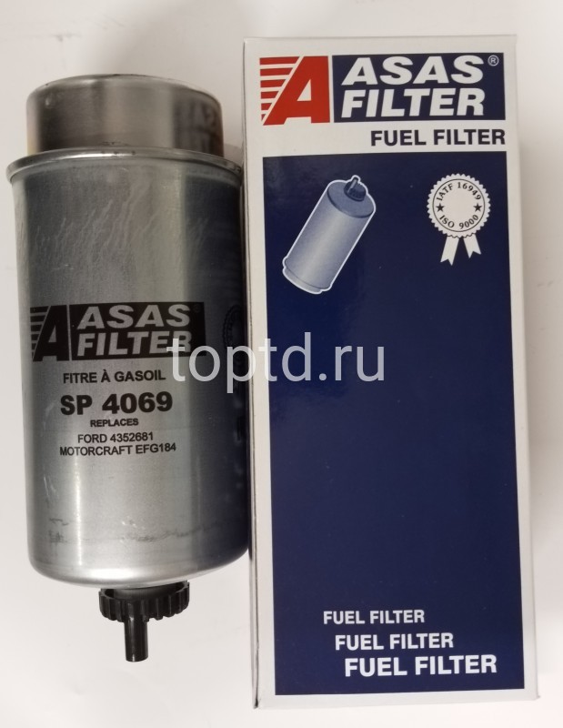Фильтр топливный № SP4069 (ASAS) O1C001