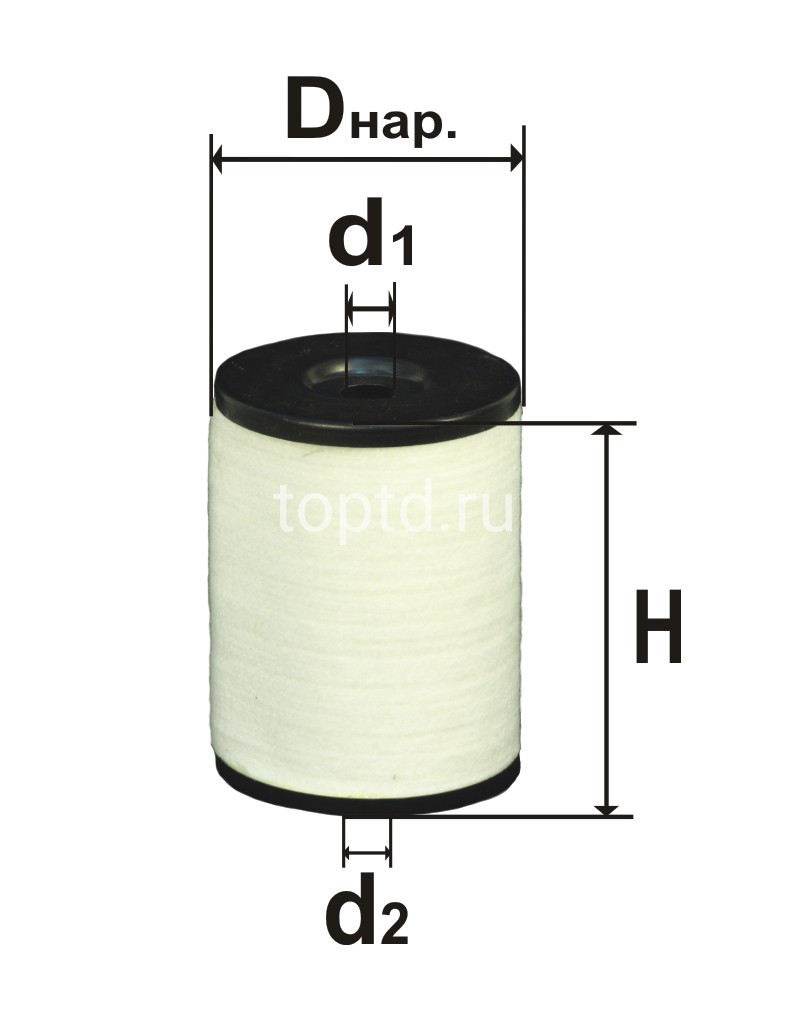 элемент фильтра топливного № 6305.1Р (Дифа) 005875