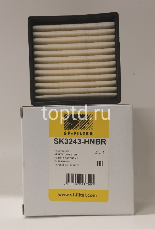 Фильтр топливный № SK3243-HNBR (SF) O1C001