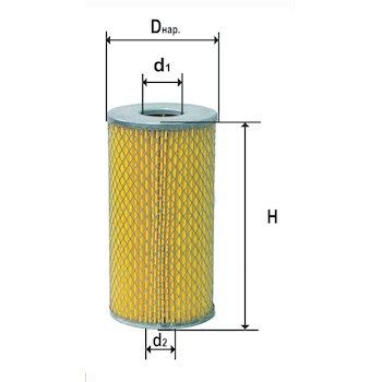 элемент фильтра масляного № 5307М (Дифа)
