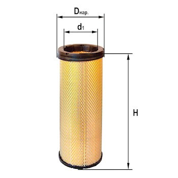 элемент фильтра воздушного дополнительный № 4391-01 (Дифа)