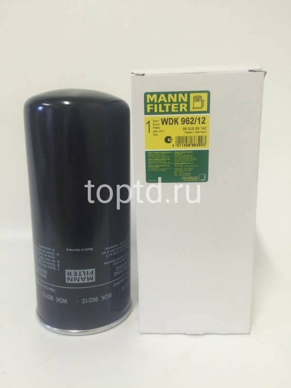 Фильтр топливный № WDK962/12 (Mann)