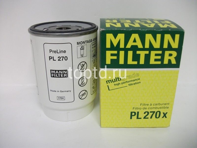 Фильтр топливный № PL270 (Mann)
