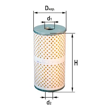 элемент фильтра масляного гидравлический № 5308 (Дифа)