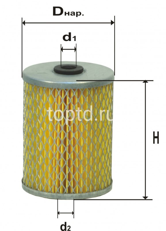 элемент фильтра топливного № 6303М (Дифа) 005855