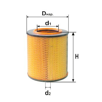 элемент фильтра воздушного №4317М (Дифа)