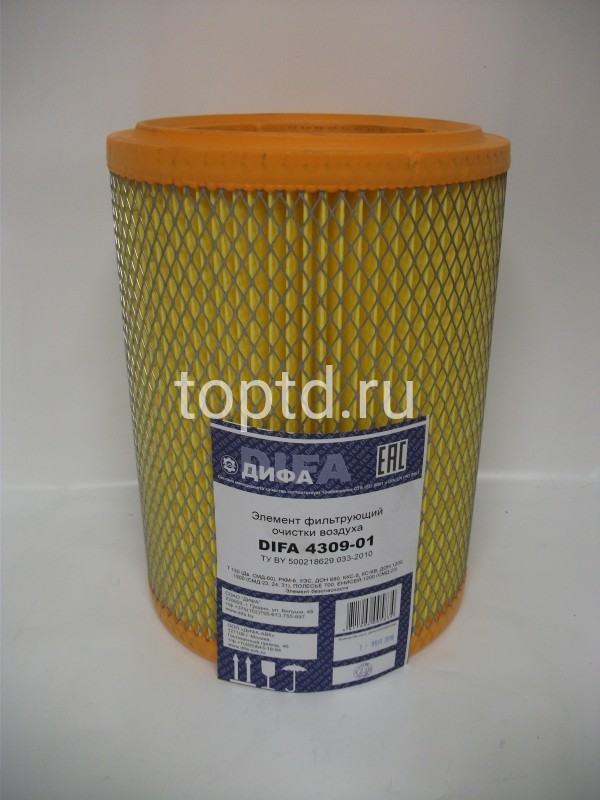 элемент фильтра воздушного дополнительный № 4309-01 (Дифа) 005491